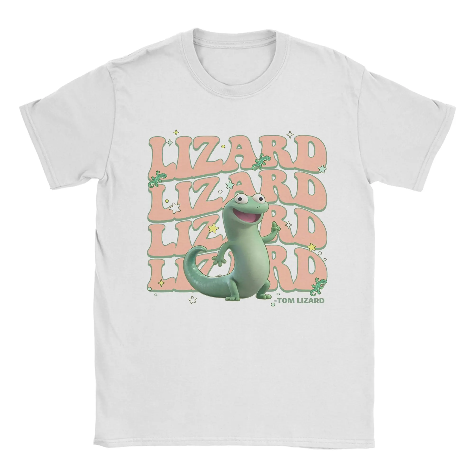 Weirdcore Tom Lizard Lizard Lizard Animated T Shirt Men Women 100% Cotton Vintage T-Shirt Crew Neck Hoppers Tees Clothes Gift
