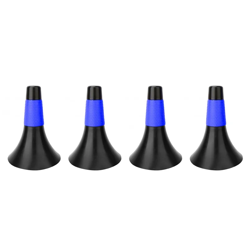 B93B-4X Football Training Cone Soccer Barrier Basketball Training Logo Barrel Outdoor Football Cones Black And Blue