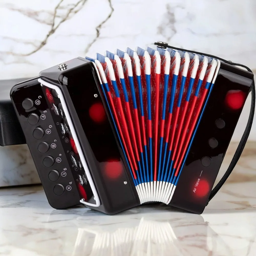 أداة الأكورديون 10 مفاتيح زر الأكورديون الصغير للمبتدئين اختيار هدية عيد الميلاد #6