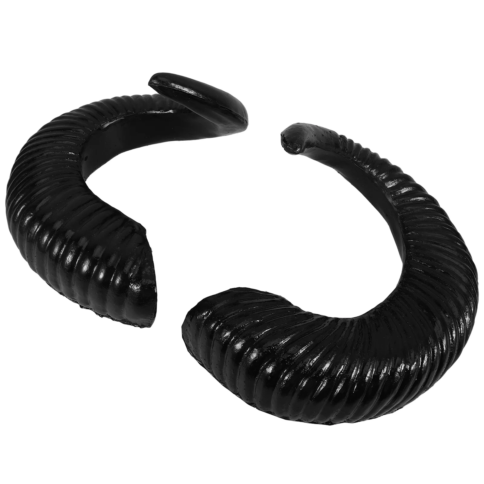 

Halloween Hair 22CM Black Halloween Hair Decors DIY Sheep Horns Headb Cosplay Headdresses Party Prop Goat Horns Hairb