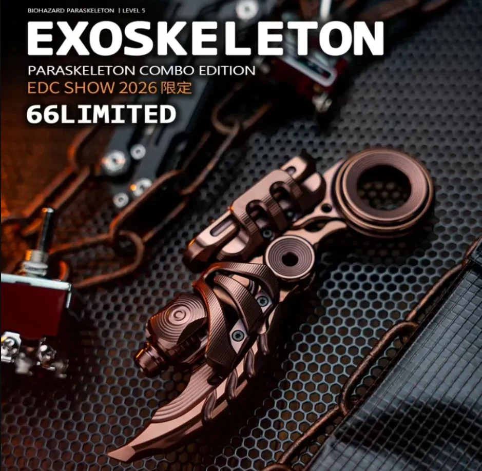 

WANWU EDC Antique Bronze Stainless Steel Exoskeleton Mechanical Magnetic Sliders Accessories Stress decompression toy