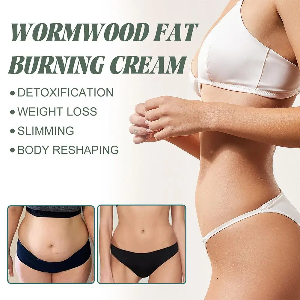 Wormwood Fat Burning Cream Body Sculpting Weight Loss Slimming Firming Body Anti-cellulite Skin Nourishing Shaping Massage F3l0