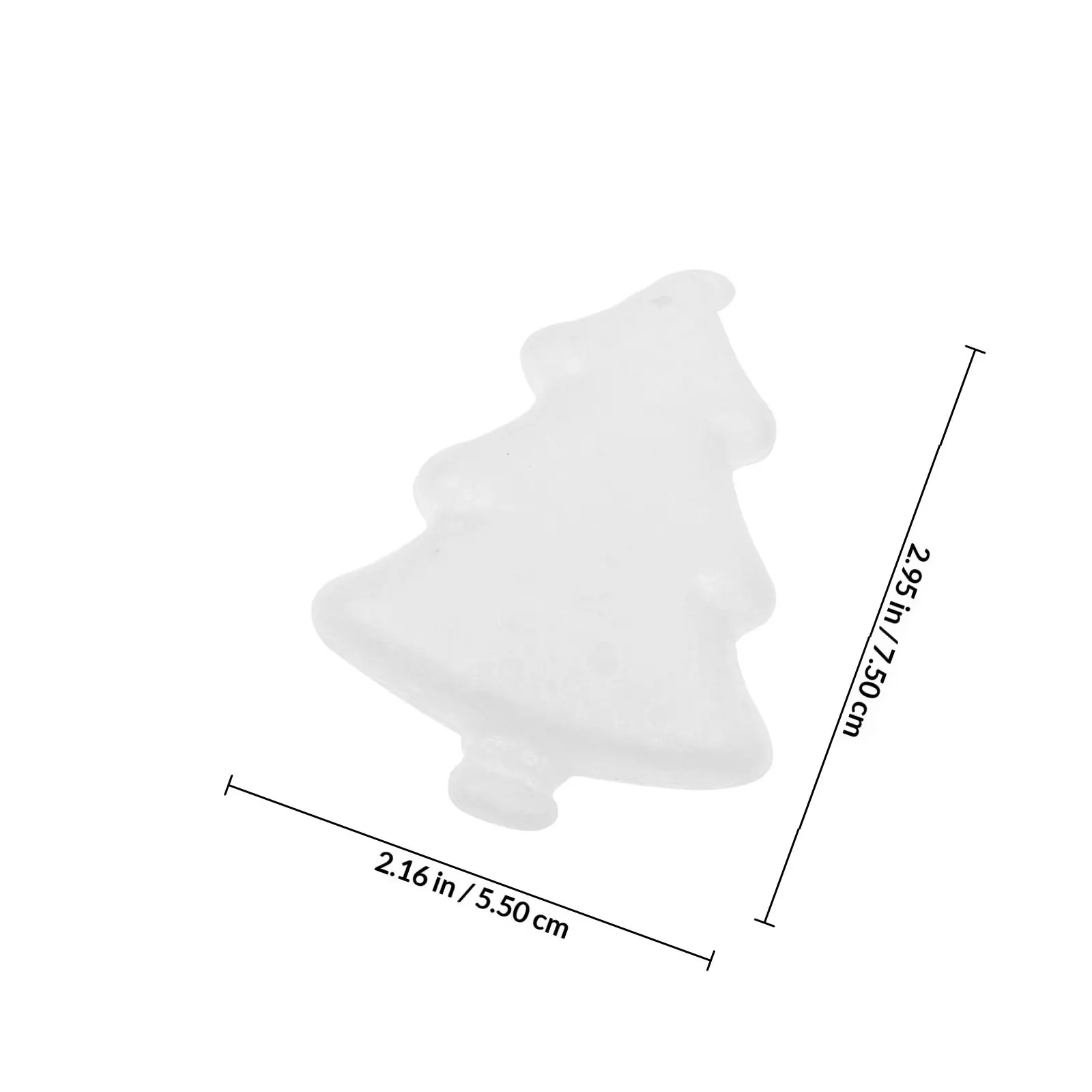 30Pcs Christmas Tree Shaped Pendants DIY Crafts Ornaments Xmas Party Decorating Supplies Xmas Tree Decor Festival Hanging Decor