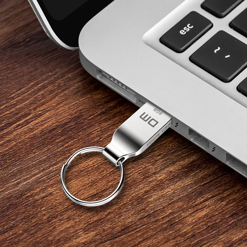 DM PD076 Metal 4GB 8GB 16GB 32GB  USB Flash Pen Drive Storage Memory Disk Simple Style for Computer PC Tablet Free Shipping