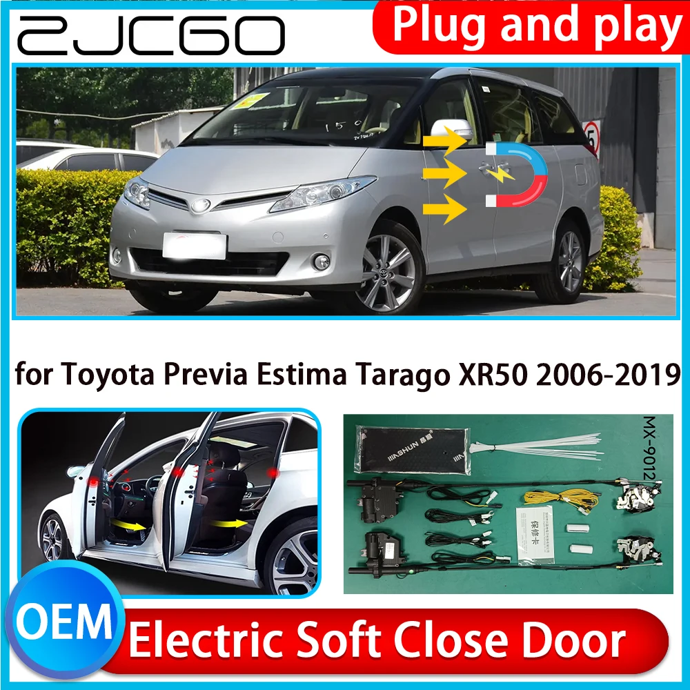 

for Toyota Previa Estima Tarago XR50 2006-2019 Auto Pull Car Soft Close Kit Door Power Latch Electric Door Catch Soft Closing