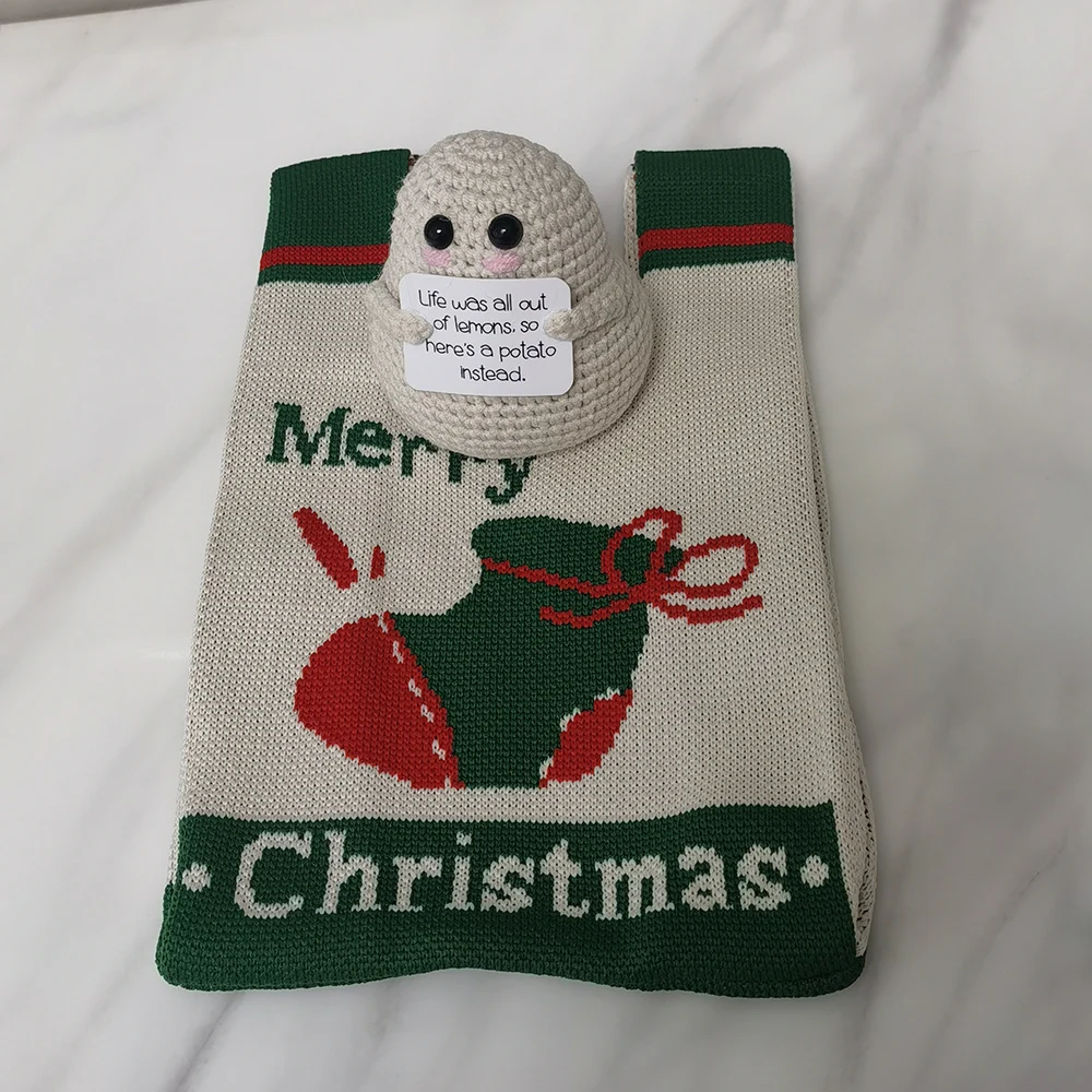 Latest best-selling products: Fun crochet hooks, positive energy big butt dolls, knitted Christmas bags, home decor, Christmas g