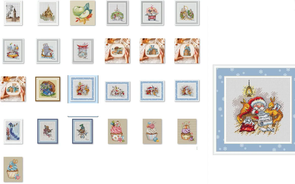 Cross stitch Kit 14CT 18CT 25CT Cross Stitch DIY Embroidery Set DMC Threads Craft Honeymoon Couple Ducks - Mexico 22-22