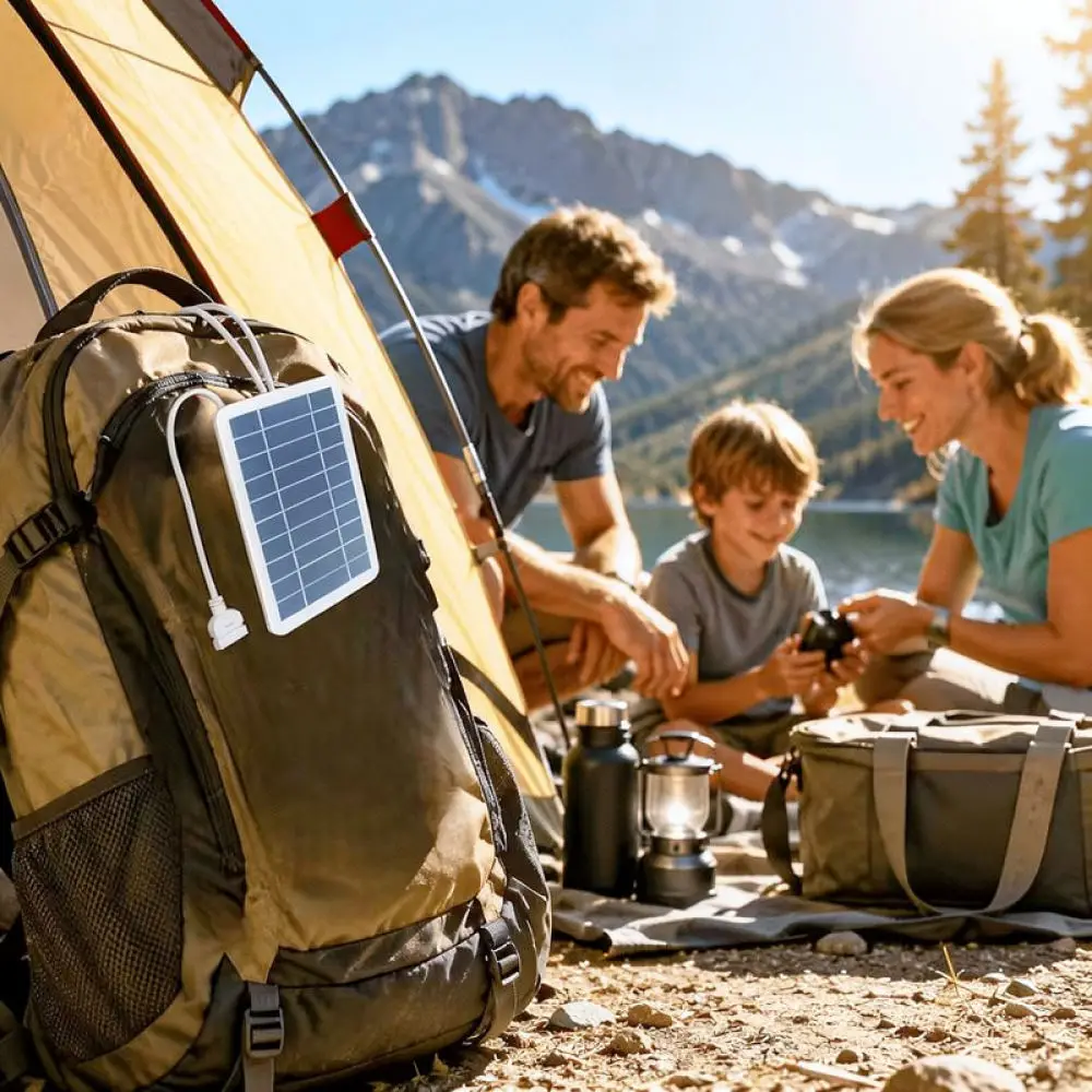 Flexible Sun Energy Panel Charger Portable USB For Outdoor Adventure Hiking Camping Phone Battery Charging Gear