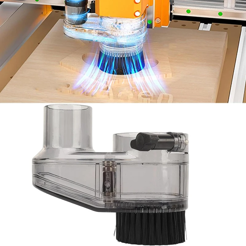 CNC Router Dust Cover Dust Shoe Spindle Brush for 775 Motors Compatible with CNC 3018 3020 4540 Engraving Machine 52M