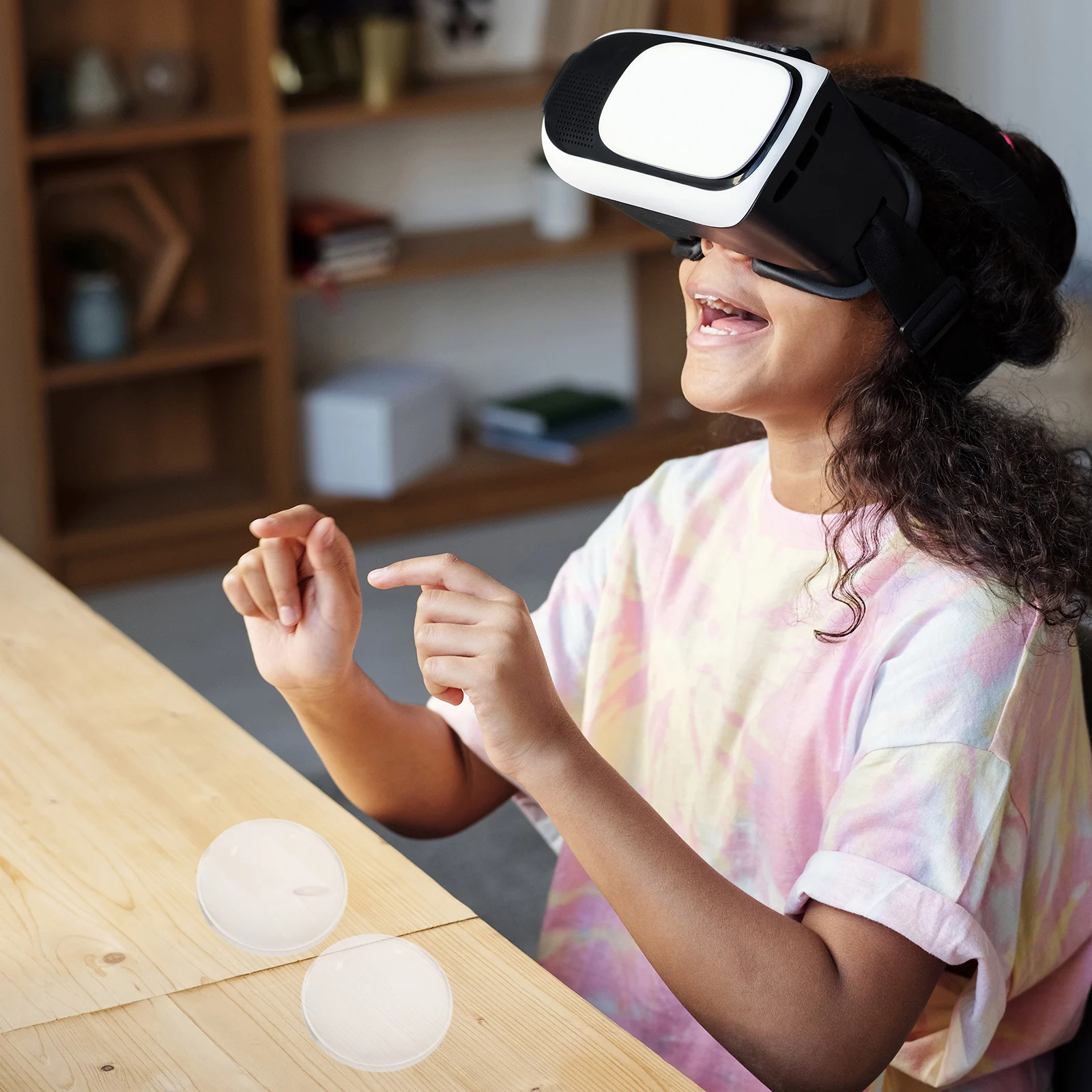 

10 Pcs VR Lens Gaming Virtual Reality Glasses Headset Accessories Lenses for Cardboard Vest