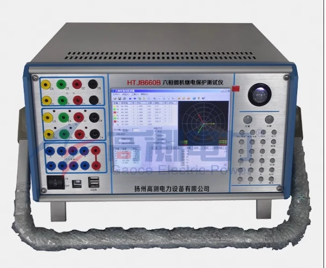 Six phase relay protection tester HTJB660B, English version