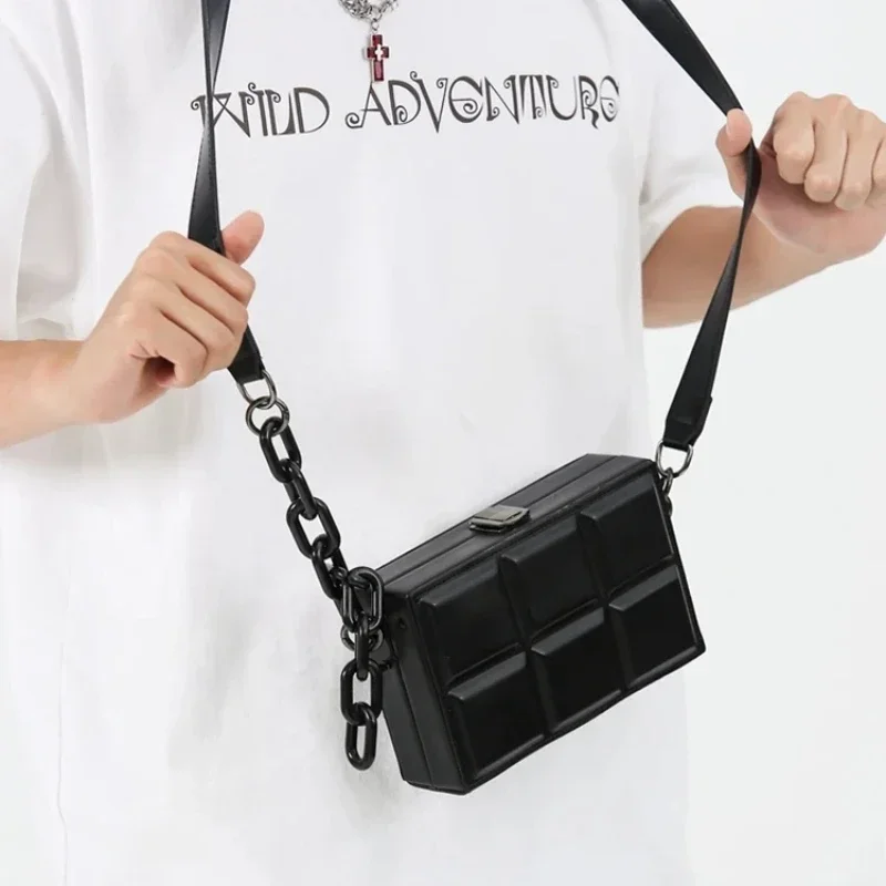 2024 Best Selling Fashion Trend Couple Small Square Bag Light Luxury Crossbody Bag Casual Versatile Bolsa Transversal