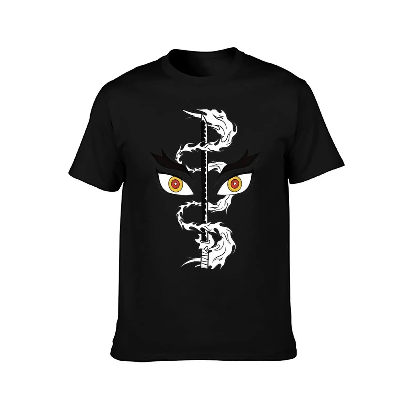 Fire pillar set you heart a blaze T-Shirt, Summer Casual Cotton Tee, Oversized Streetwear Tops, Vintage Graphic Print