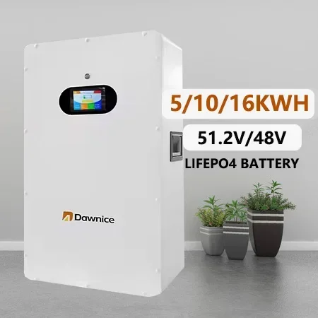 

Wall-mounted 48V 200AH 10Kwh Lithium Battery Home Solar Battery Pack LiFePO4 Power Wall Energy Storage Battery