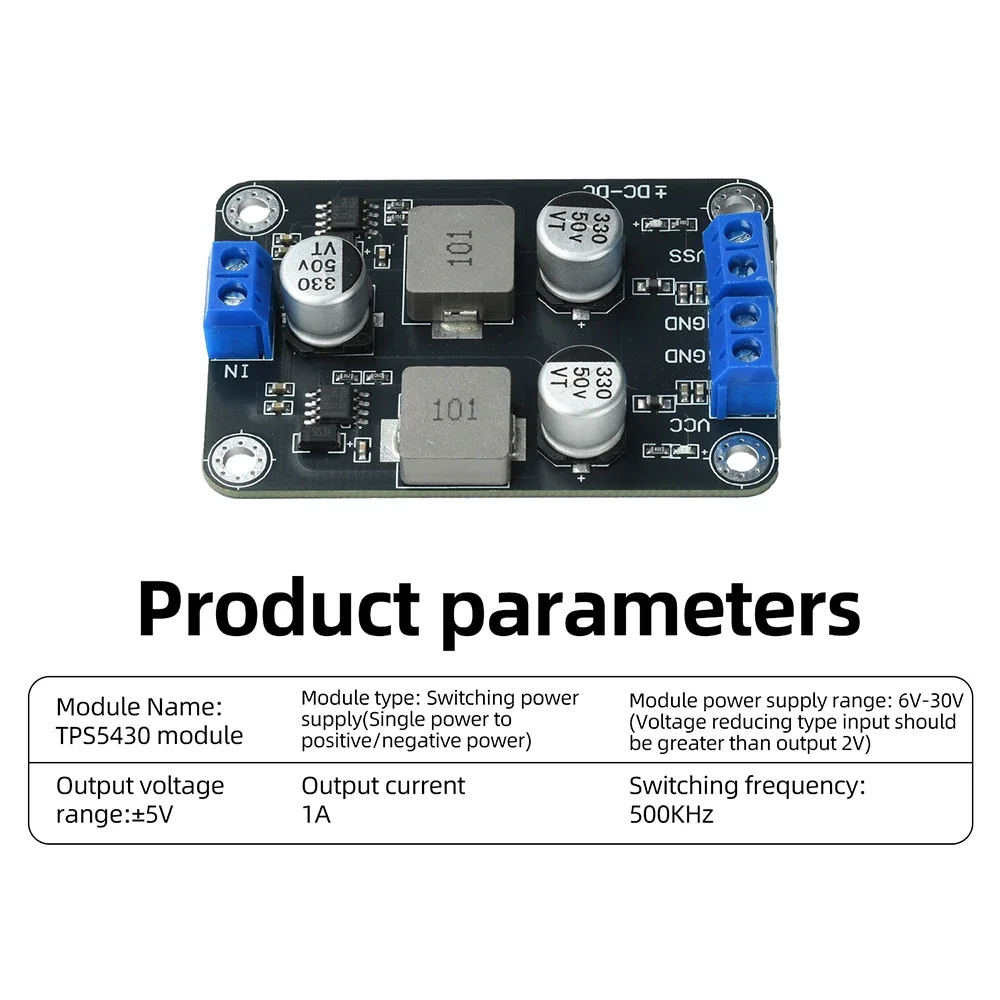 TPS5430 Modul Einzelstromversorgung 6–30V auf ±5V DC-DC Abwärtswandler Modul mit geringer Welligkeit und breitem Eingangsspannungsbereich – Detail 4