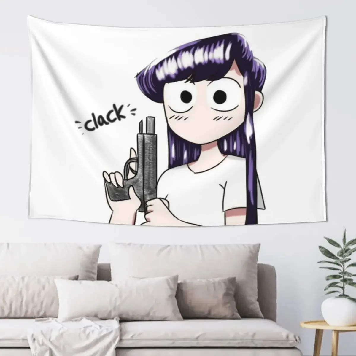 Komi-san wa Komyushou Desu Tapestry Wall Mural Things To Decorate The Room Tapestry