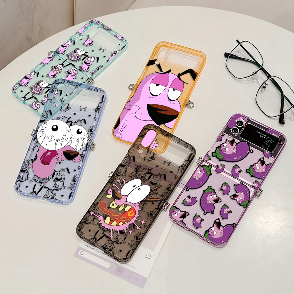 Funda de teléfono bonita y colorida con dibujos animados para Motorola Moto Razr 40 50 60 Ultra 5G, funda de TPU suave plegable semitransparente