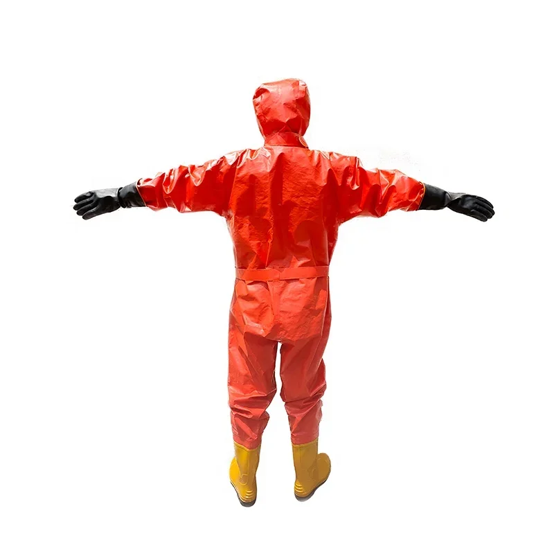 Factory Direct Sales Orange Chemical Protection Suit Disposable Coverall