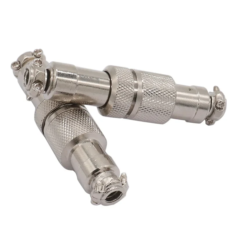 GX12 Aviation Connector 2/3/4/5/6/7 Pin M12 Threaded M/F Plug Socket for Heavy Machinery RS765