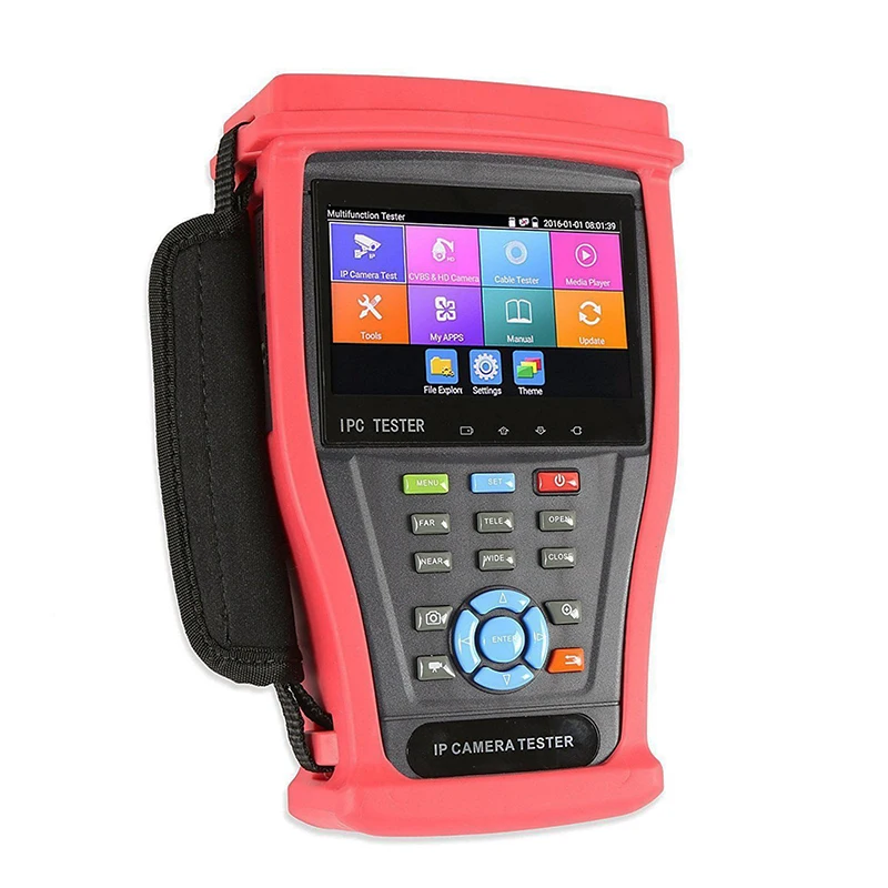 

4.3" Touch Screen Analog CVBD 5MP AHD H.265/H.264 4K IP CCTV Security Camera Test Pro POE Out CCTV Tester Monitor IPC-4300A Plus