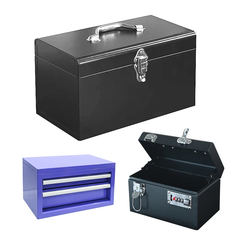 a for Handheld Steel Tool Chest with Password Lock, Multi-Drawer Hardware Storage Case for Mechanic DIY, Metal Tool Box Factory