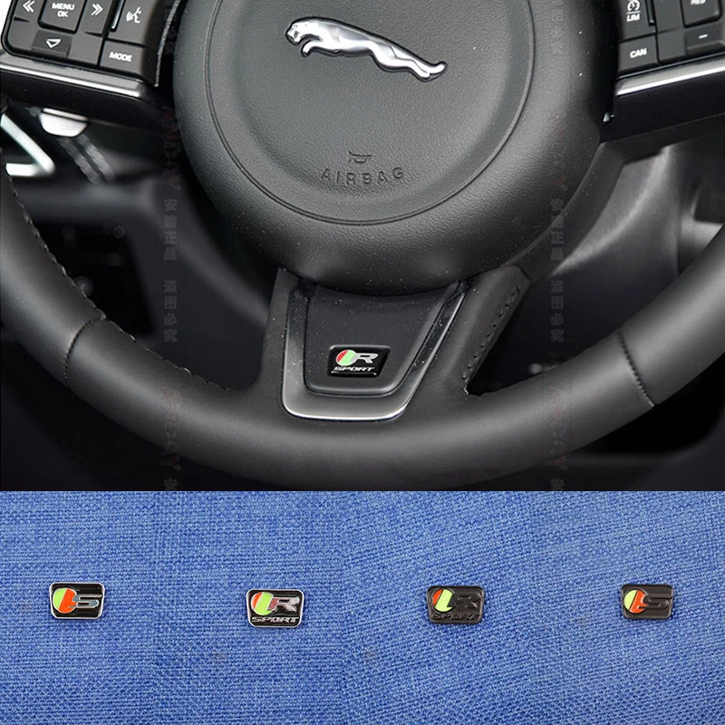عجلة توجيه سيارة ملصق معدني ملحق ل جاكوار X S F XF XE XJ XK XEL XFL XJL XJ6 XJS XKR XFR F-Type F-Pace E-Pace I-Pace