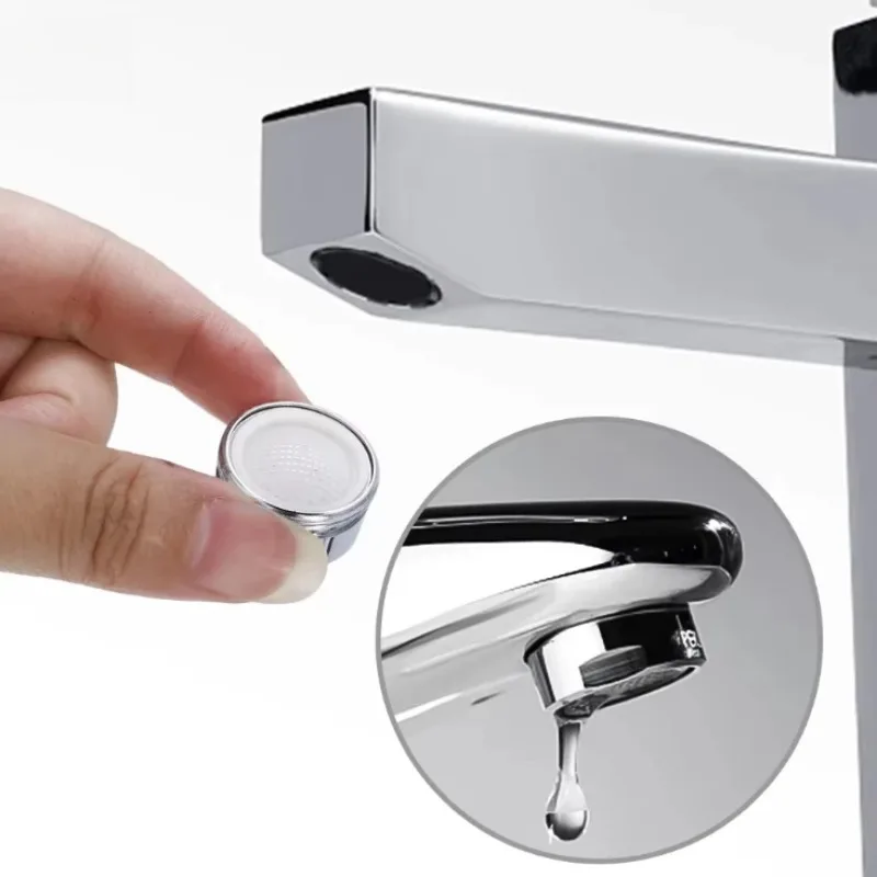 1/2/4/6pcs 20/22/24mm Water Saving Faucet Aerator Chrome Faucet Filter Housing With Filter Gasket Spout Bubbler Tap Filter Crane gallery 1