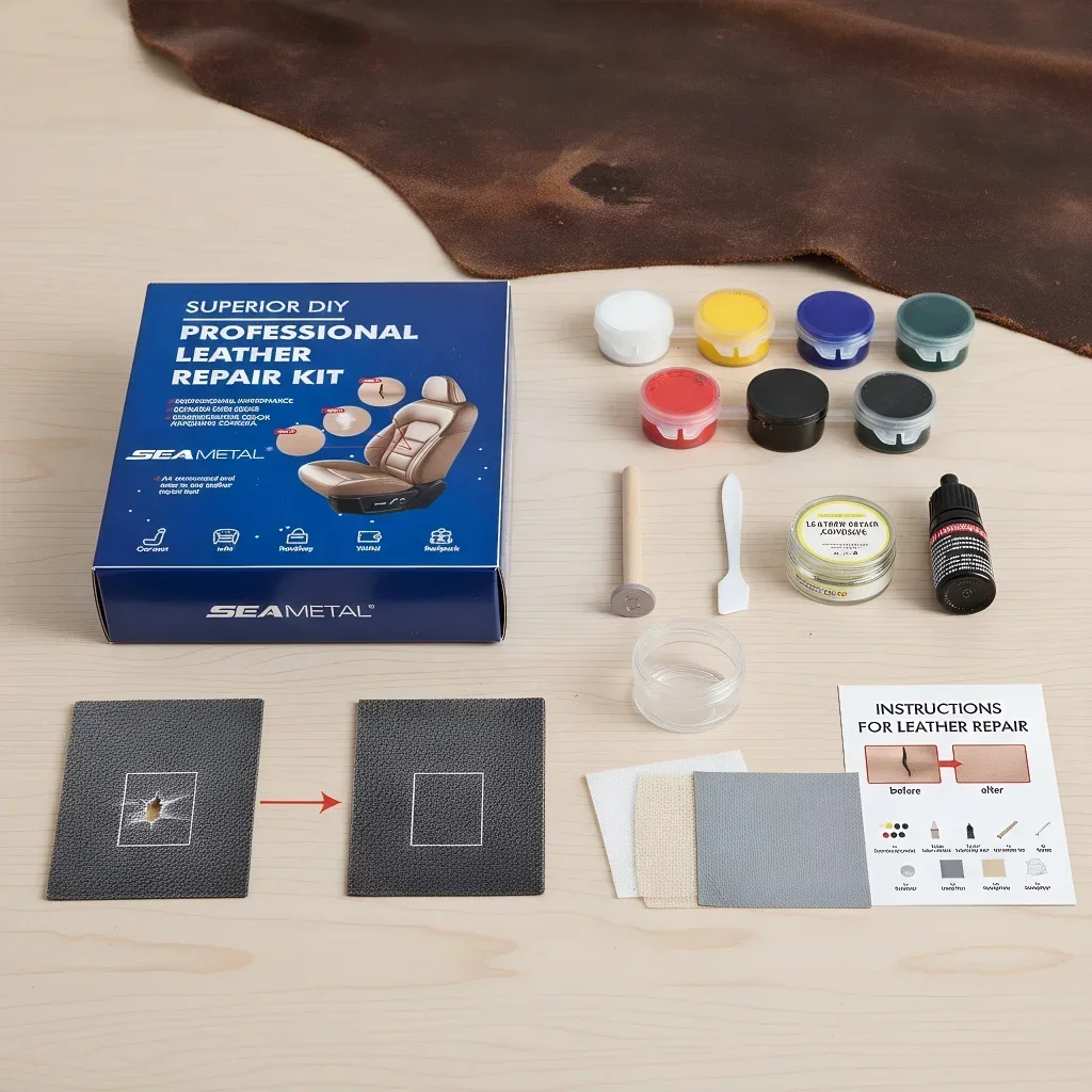 

Набор инструментов для ремонта кожи автомобиля — 7 цветов, ремонт своими руками для сидений, царапин и трещин