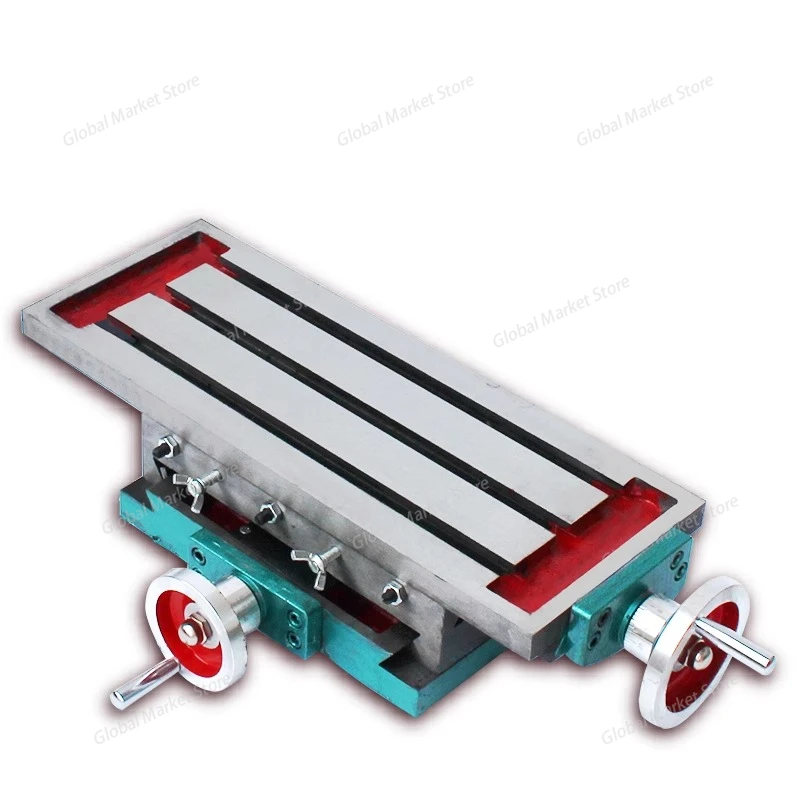 

Precision Cross Slide Heavy-Duty Drilling And Milling Workbench 450x170MM Multi-Function Guide Rail Hand-Operated Small Platform
