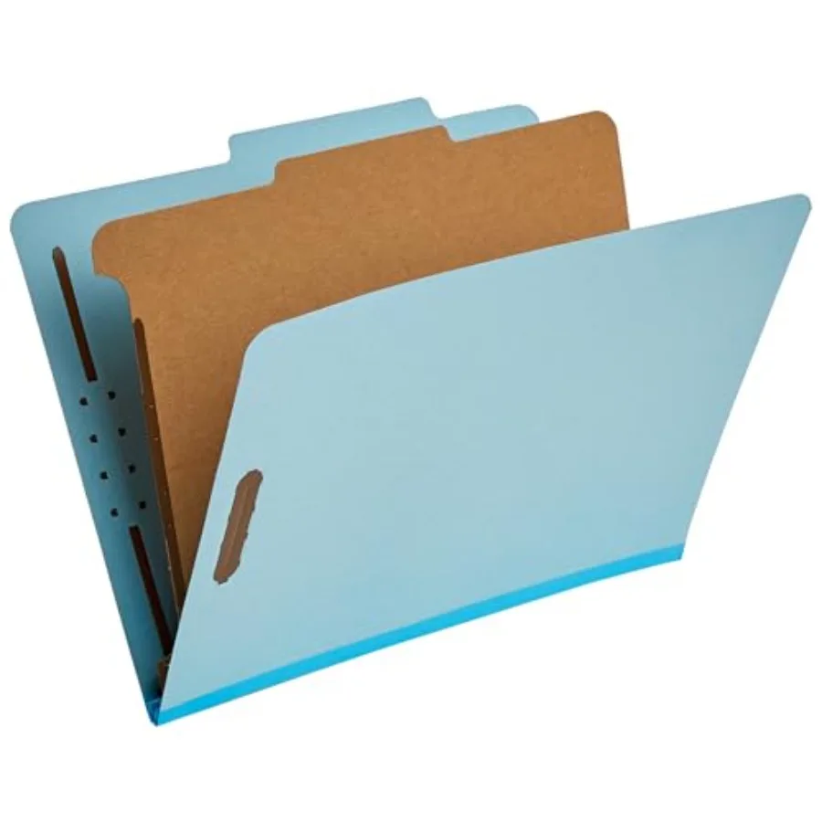 

Classification Folder for Documents and Organization,," Embedded Fasteners, Size,,10 Count