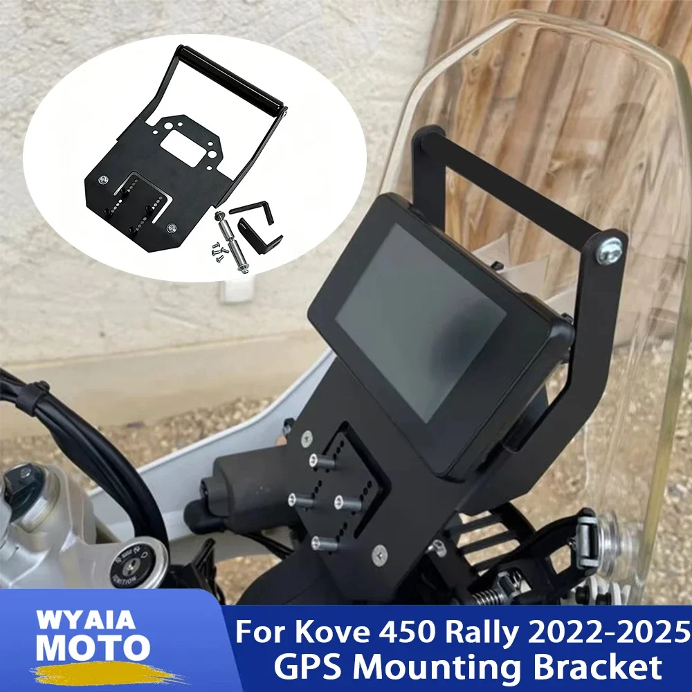 Motorcycle GPS Navigation Mount Mounting Bracket For Kove 450Rally 450 Rally 2022-2025 Smartphone GPS Mounting Bracket