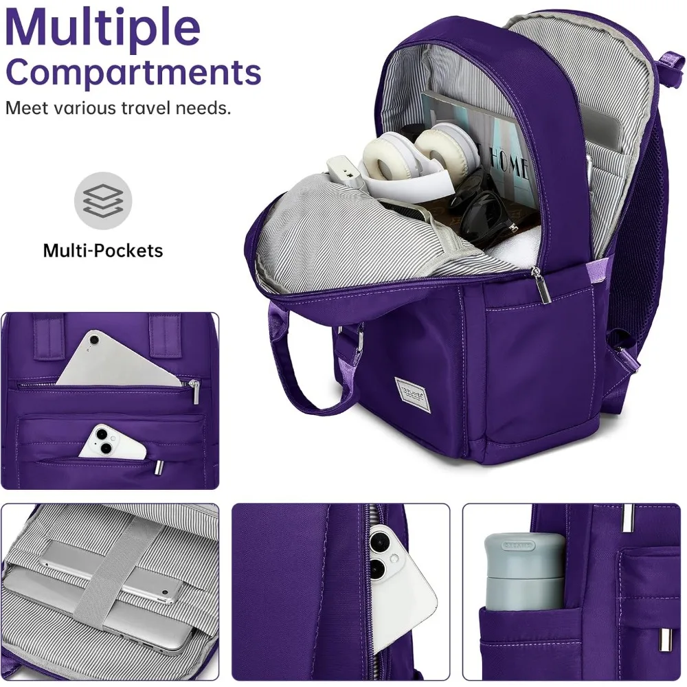 Spinner Wheels Hardshell Carry-On Luggage, 22 Inch Polypropylene Suitcase, Airline Approved, Travel Essential