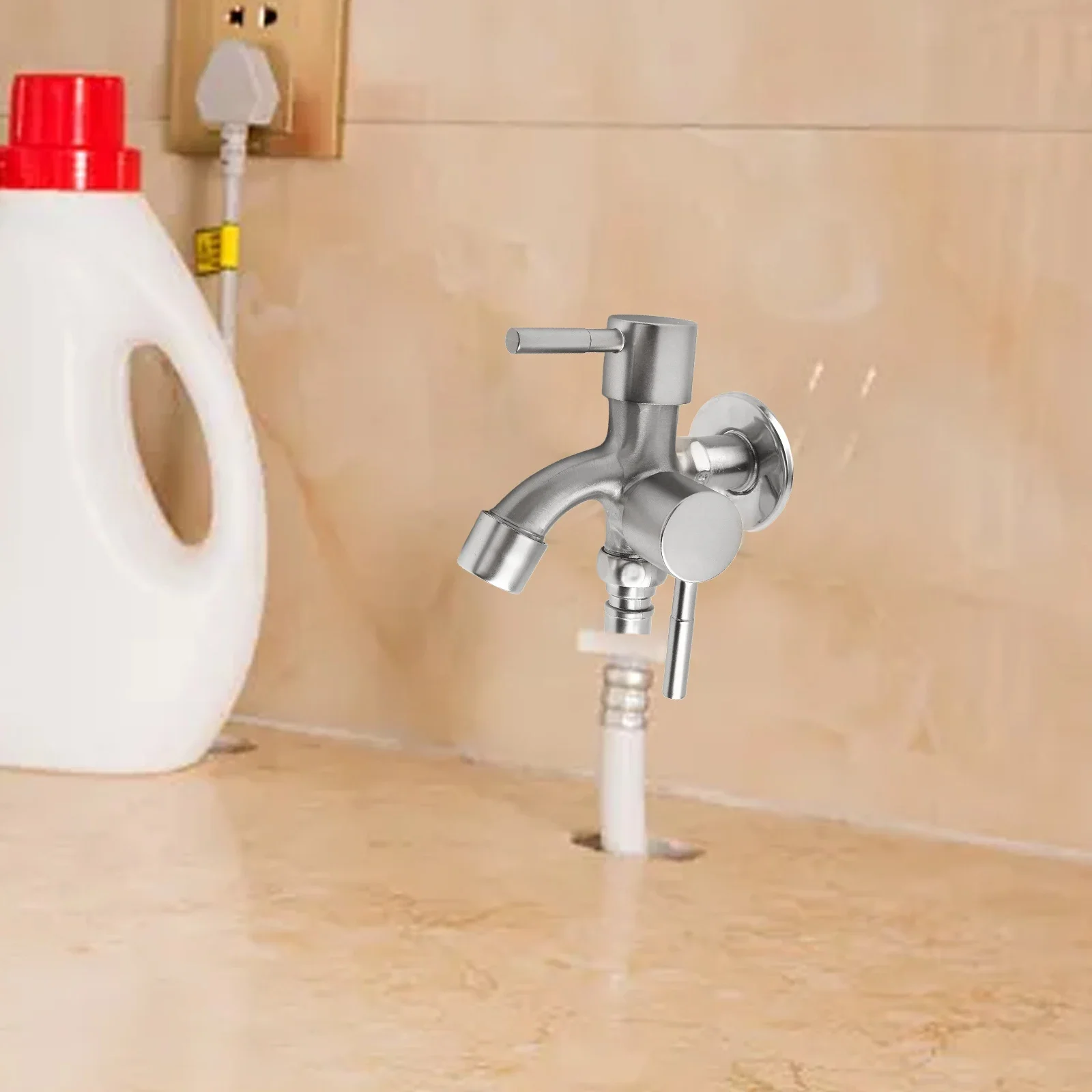 Accessories Washing Machine Faucet Health Stylish And Pretty Design Wash Basin Washing Machine Zinc Alloy Faucet