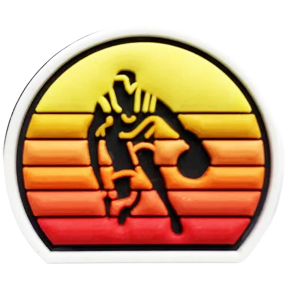 Basketball PVC Schuhschnalle Herz Krone Designer Schuhe Charms Zubehör Clogs Dekorationen Clips Unisex Geschenkbevorzugung – Detail 22