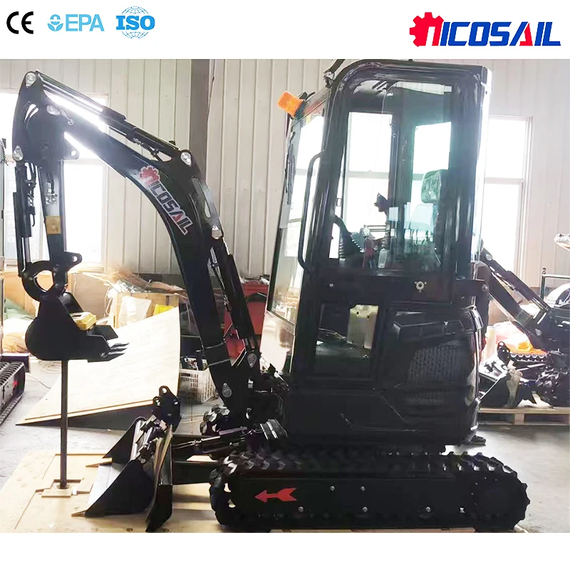 Nicosail OKW18 Excavator 1.8 tons New Original with EPA CE Agricultural 1.8 Tons Mini Excavator for Digging