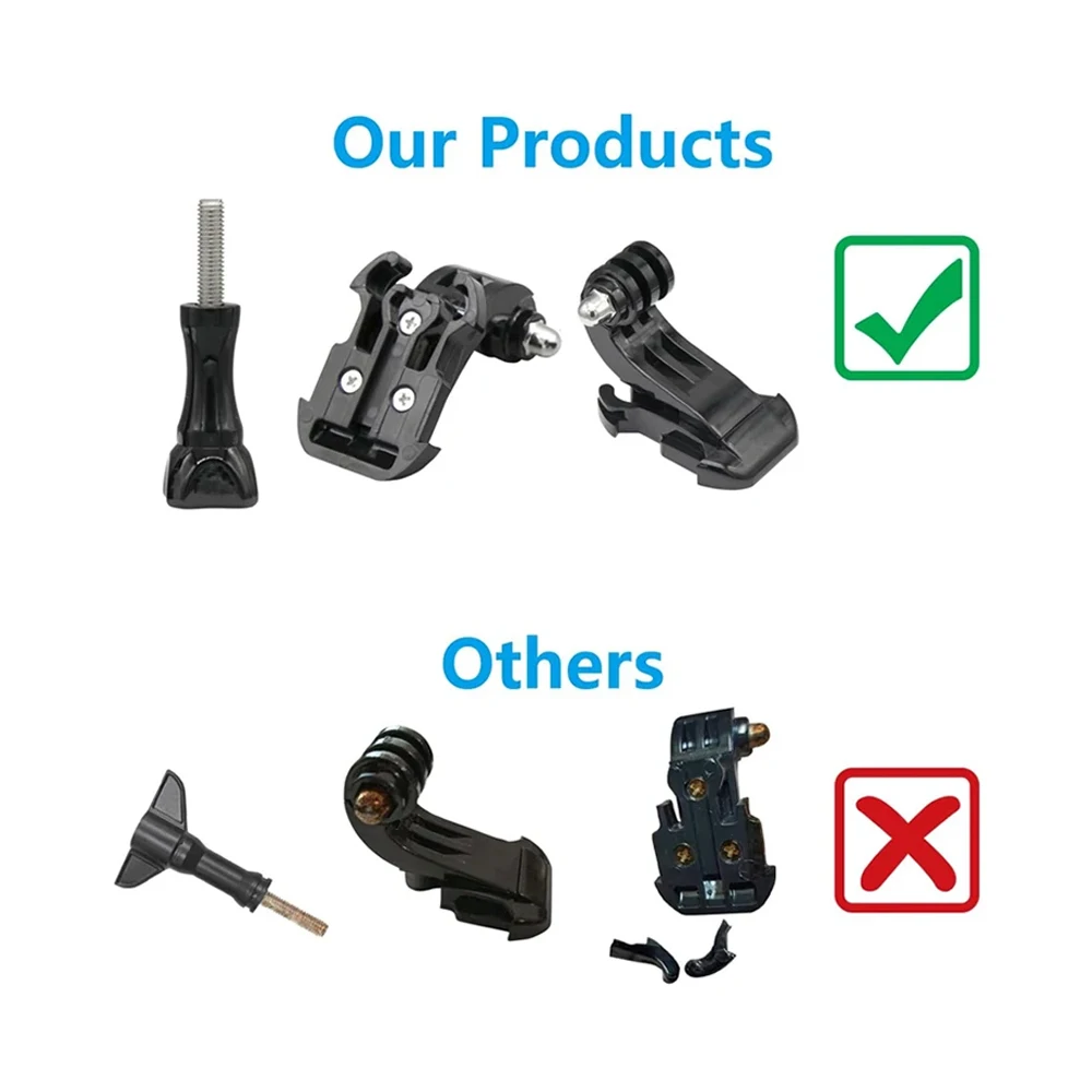 J Hook + Buckle Clip Quick Release Mount + Long Thumb Screw Anti Rust Buckle Mount For Gopro Hero 12 11 10 9 8 DJI Action Camera