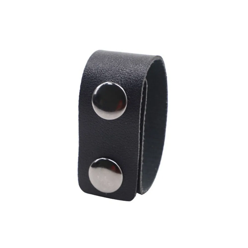 

4 шт., портативный ремень из искусственной кожи, защелки, сверхмощный черный тренировочный ремень с пряжкой, брелок для ключей на открытом воздухе