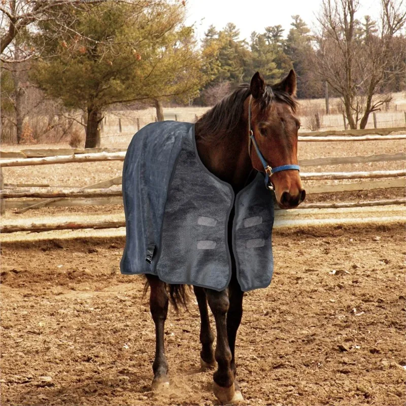 попона для лошади Super Soft Windproof Quilt Mosquito And Insect Repellent Comfortable Flannel Horse Protection Coat