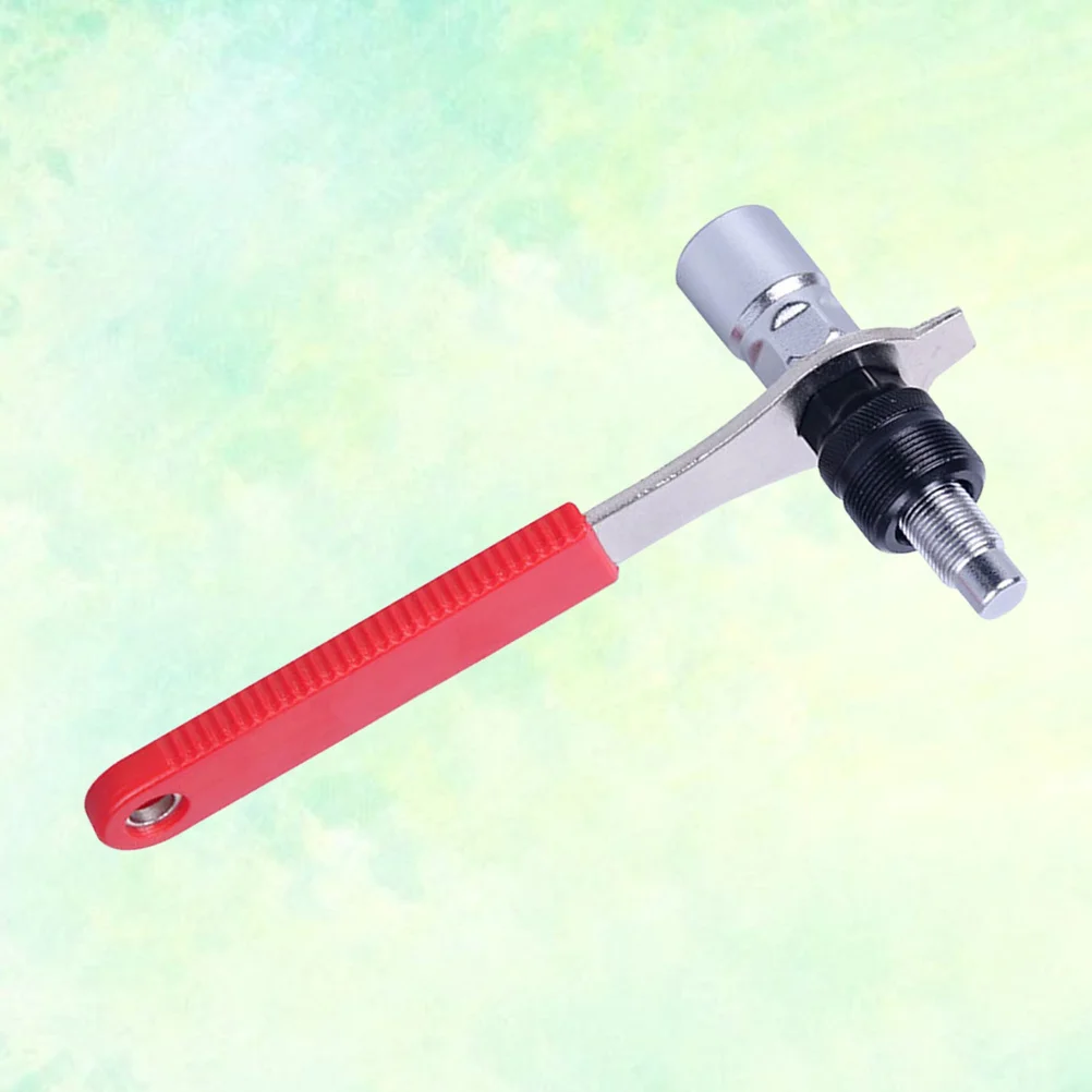 1Set Crank Extractor Red Bottom Bracket Remover Spanner Bike Repair Tool Kit Square Crank Puller for Bike Maintenance
