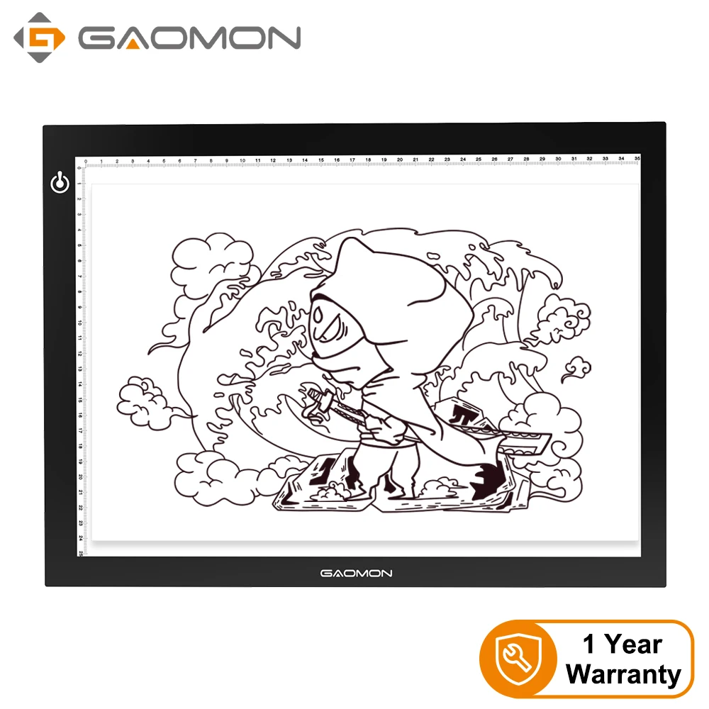 

GAOMON GB4 Ultra Thin LED Light Pad Box 13*9 Inch Large Size Tattoo Tracing Board for Sketching Drawing Copying Diamond Painting
