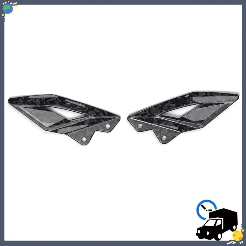 لوحات حماية كعب دواسة القدم الدائمة لـ Triumph Street Triple 765R 765RS 2016-2024 أجزاء تزيين الدراجة النارية B