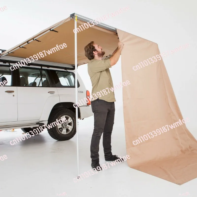 Outdoor Car Side Canopy Tent Sunshade Sunscreen Waterproof Car Awning Vinyl Aluminum Alloy Side Tent Car Side Canopy