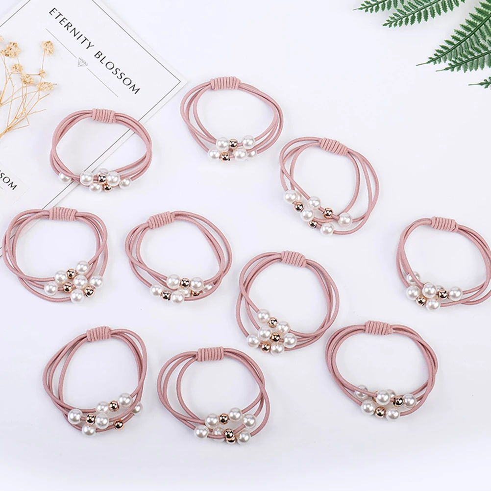 

30Pcs Elegant Hair Ties Hair Rings Creative Ponytail Holders Stylish Accessories for Women Girls Decoration
