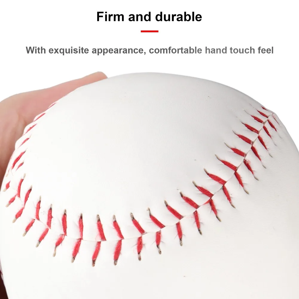 

Мячи для бейсбола и софтбола, 12 дюймов, с поверхностью из ПУ-кожи, с пробковой сердцевиной, для тренировок и игр.