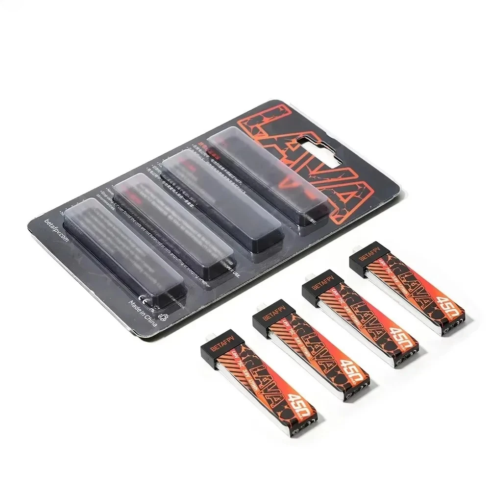 Batterie 4450mAh 1S BETAFPV LAVA 75C (4 pices) BT2.0 Meteor75/75Pro Cetus Pro Cetus X