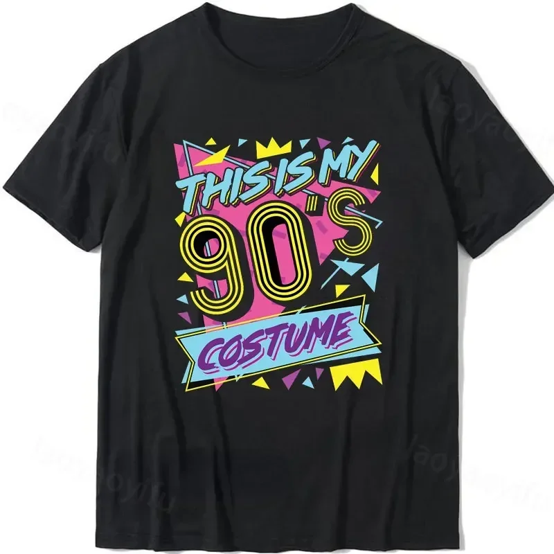 90s الزي للنساء خذني العودة إلى 90's قميص خمر النيون طاقم الرقبة القمم المحملة لحفلة عيد ميلاد هدية النساء الملابس #6