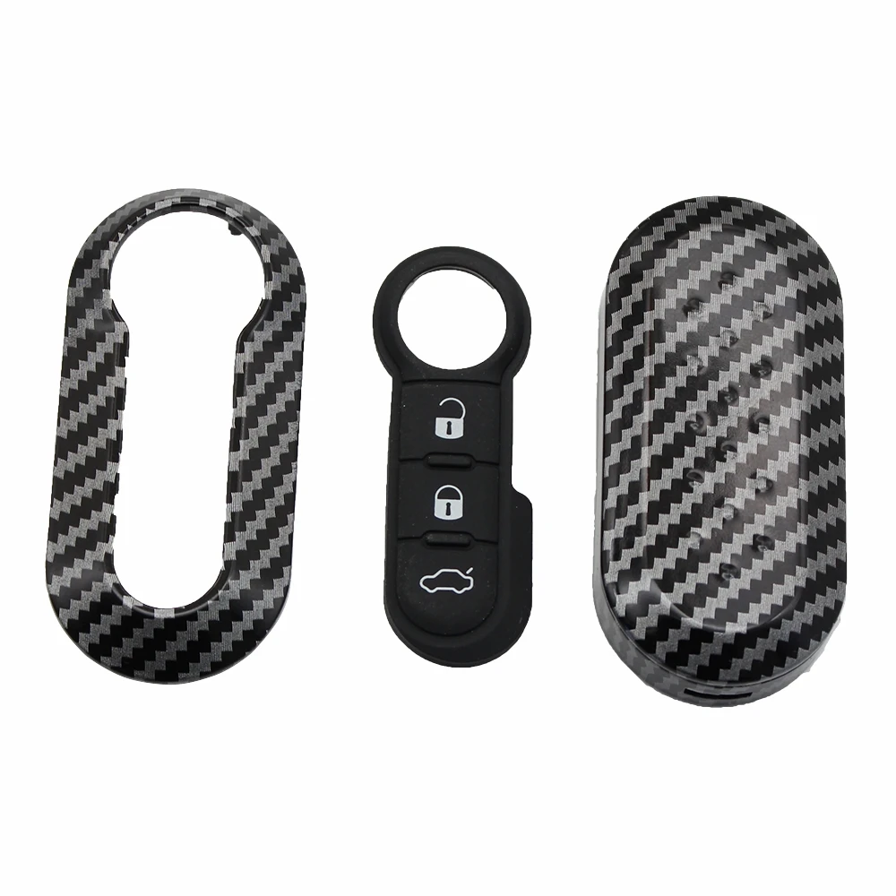 Cocolockey Popular Design ABS Case 3 Buttons Remote Key Shell for Fiat 500 Panda Punto Bravo Stilo Ducato Car Accessories