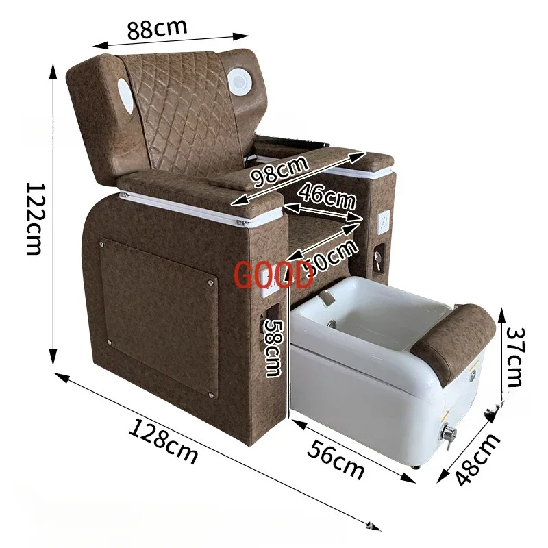 Lashmaker estetista letto barella Lashista medico ufficio esame tavolo estensione ciglia seda estetica