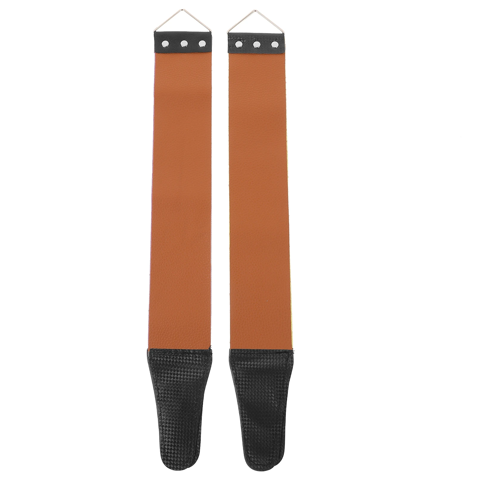 

2 Pcs Sharpen The Knife Razor Sharpening Cloth Strop Artificial Dual-sided
