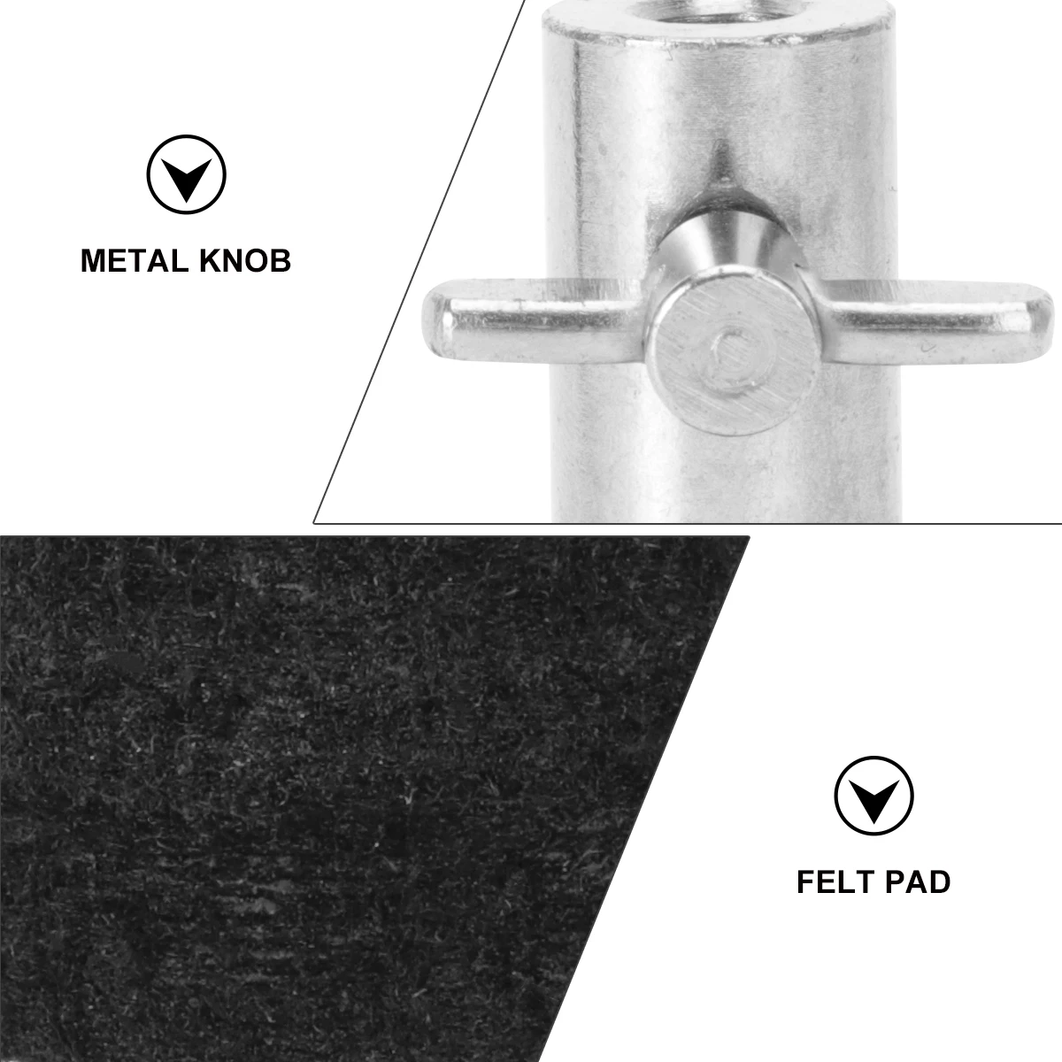 

2 Pcs Rub The Clutch Hats Hi-Hat for Cymbal Stand Accessories Jazz Drum Parts Percussion Metal